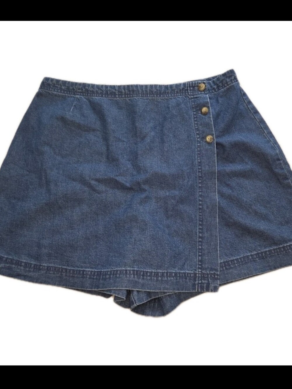 Vintage Sonoma Denim Jean Mini Skort Size 16 90s y2k mallcore